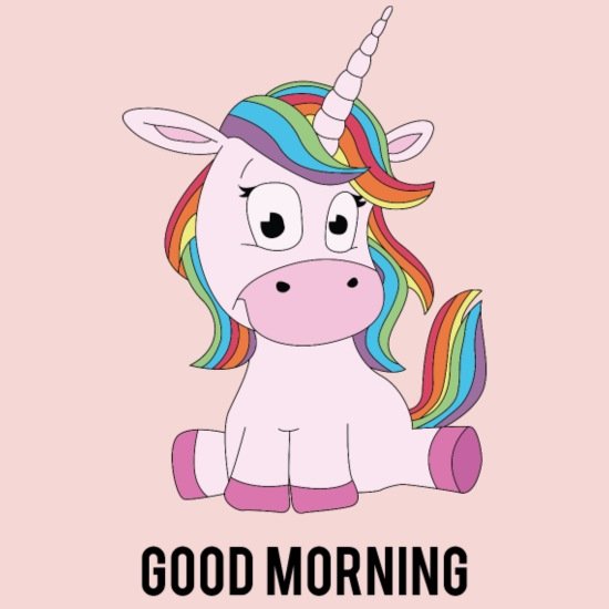 Good Morning Unicorn Images & GIFs