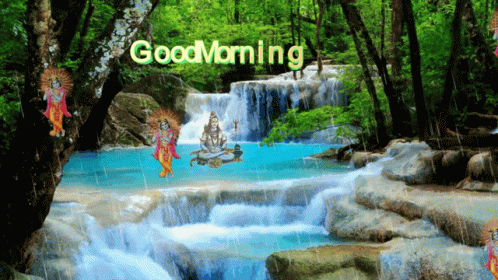 Awesome Good Morning Waterfall