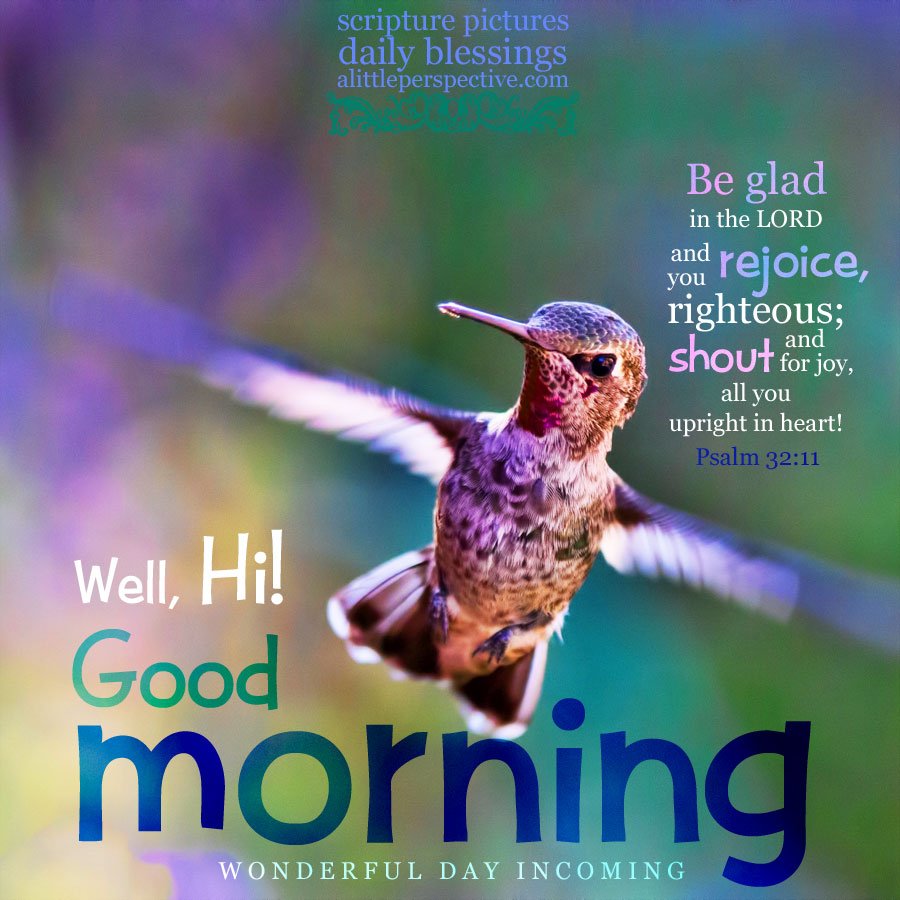Hummingbird Good Morning Image