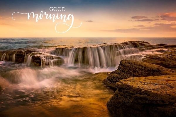 Lovely Good Morning Waterfall Pics