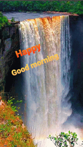 Lovely Good Morning Waterfall