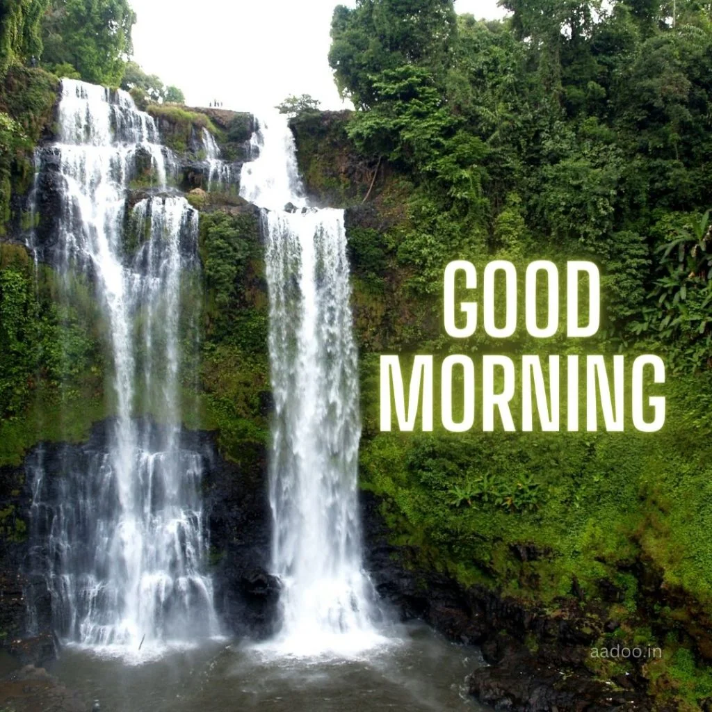 Outstanding Good Morning Waterfall Photo