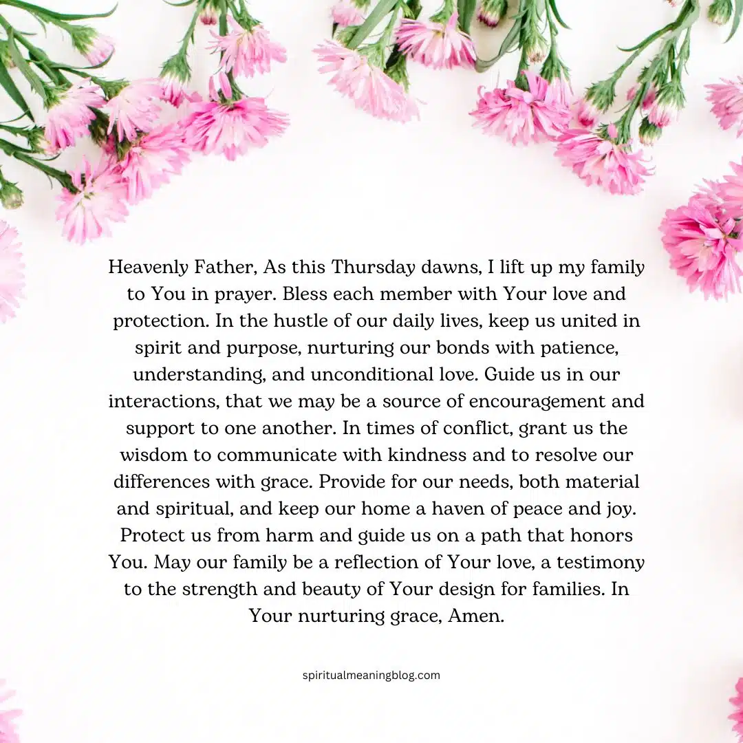 Thursday Morning Prayers