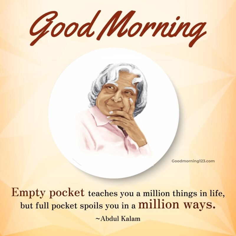 Good Morning Abdul Kalam Quotes & Images