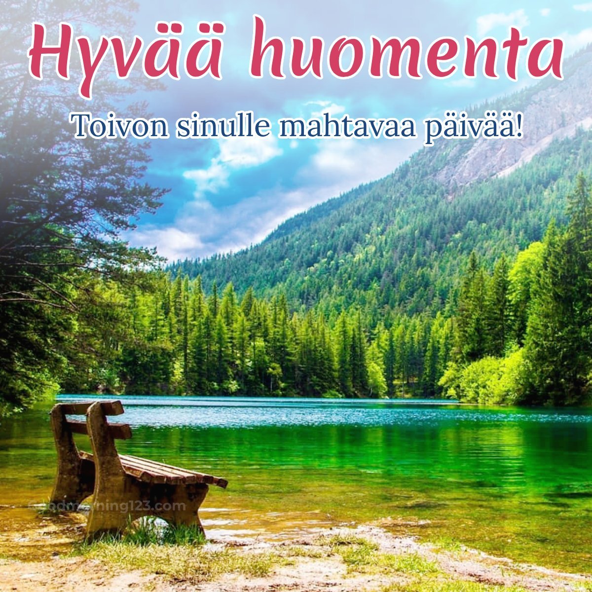 Good Morning In Finnish Photos & Messages