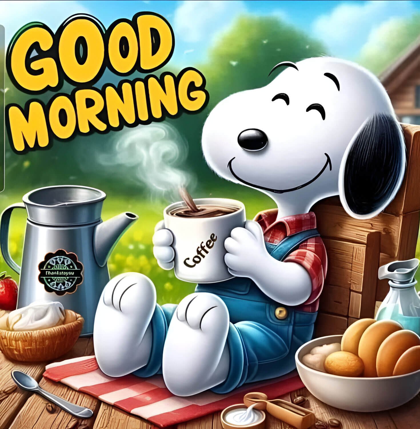 120+ Good Morning Snoopy Images And Gifs