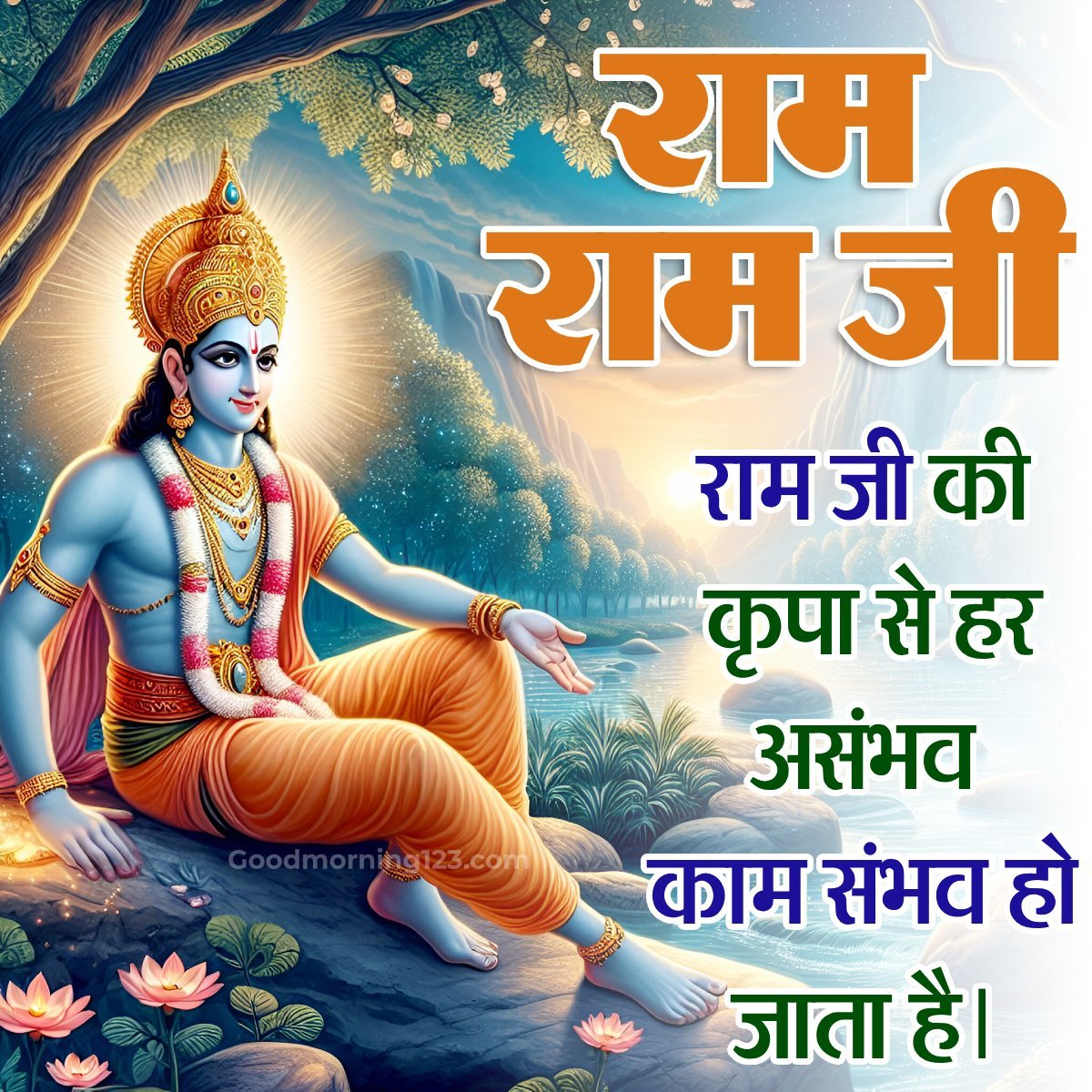 Good Morning Ram Ram Ji Images